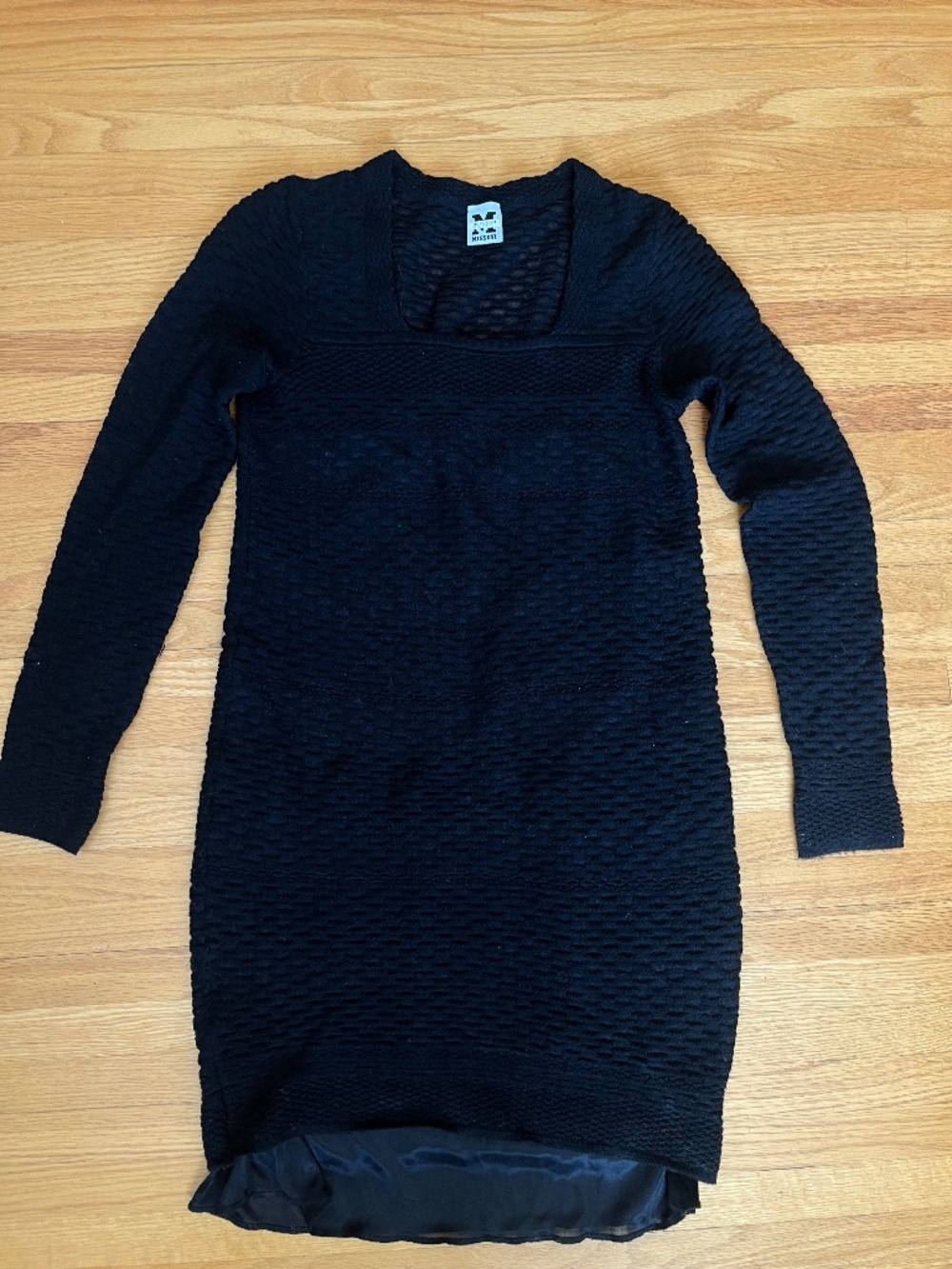 Missoni Knit Dress, Black & Size Small